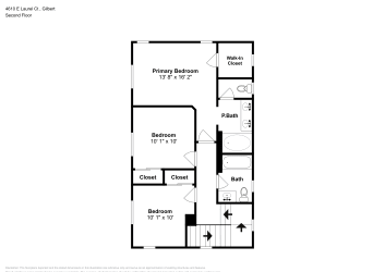 Floor plan 2 for 4610 E Laurel Ct