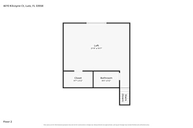 Floor plan 2 for 4610 Kilcoyne Ct