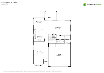 Floor plan 1 for 4614 W Valencia Dr