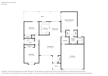 Floor plan 1 for 4626 N 87th Ave
