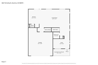 Floor plan 2 for 4627 N Sicily Ct