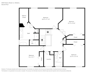 Floor plan 2 for 4628 Hickory Stream Ln
