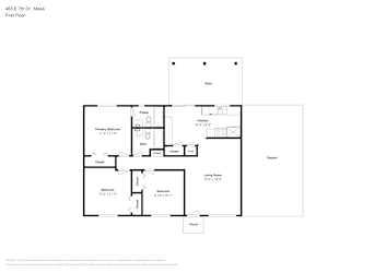 Floor plan 1 for 463 E 7th Dr