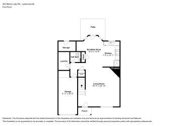 Floor plan 1 for 463 Marsh Lake Rd