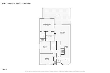 Floor plan 1 for 4636 E Eastwind Dr
