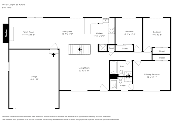 Floor plan 2 for 4642 S Jasper St