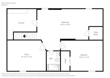 Floor plan 1 for 4642 S Jasper St