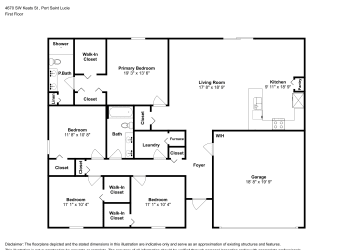 Floor plan 1 for 4670 SW Keats St