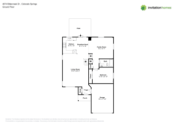 Floor plan 2 for 4674 Bittercreek Dr