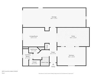 Floor plan 2 for 4678 E Laurel Ave