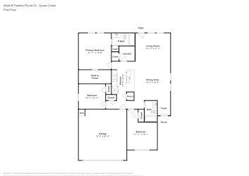 Floor plan 1 for 4699 W Feather Plume Dr