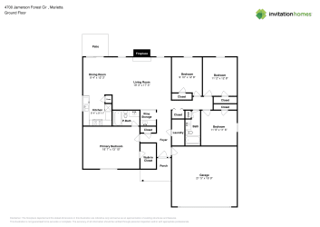 Floor plan 1 for 4700 Jamerson Forest Cir