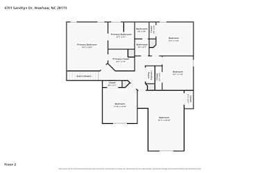 Floor plan 1 for 4701 Sandtyn Dr
