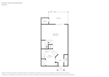 Floor plan 1 for 4728 SW 13th Pl