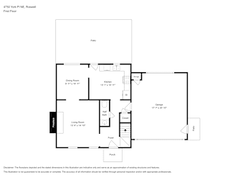 Floor plan 1 for 4750 York Pl NE
