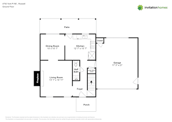 Floor plan 1 for 4750 York Pl NE