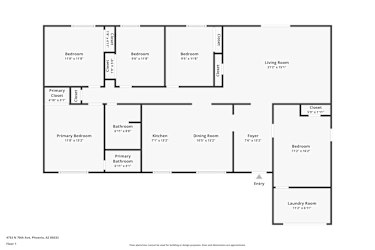 Floor plan 1 for 4753 N 70th Ave
