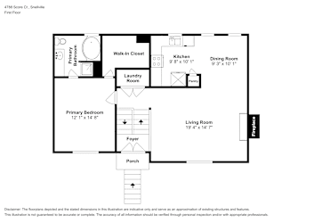 Floor plan 2 for 4788 Score Ct