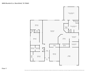 Floor plan 1 for 4808 Bluebird Ln