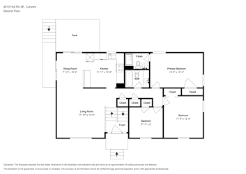 Floor plan 2 for 4810 Hull Rd SE