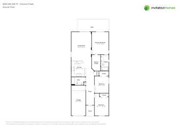 Floor plan 1 for 4845 NW 20th Pl
