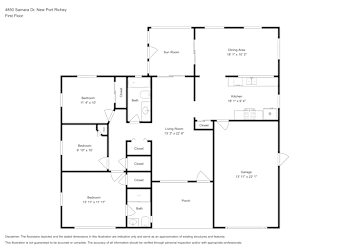 Floor plan 1 for 4850 Samara Dr