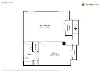 Floor plan 1 for 4872 Bush Rd