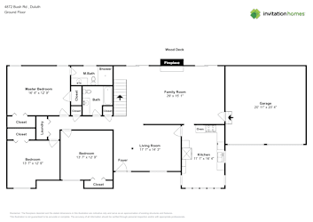 Floor plan 2 for 4872 Bush Rd
