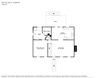 Floor plan 2 for 4881 Tree Tops Dr
