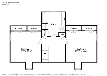 Floor plan 3 for 4881 Tree Tops Dr