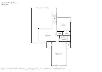 Floor plan 2 for 490 Roland Manor Dr