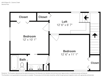 Floor plan 2 for 4916 Pelican St