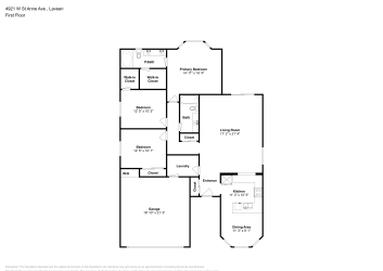 Floor plan 1 for 4921 W St Anne Ave