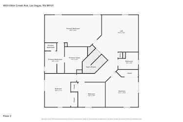 Floor plan 2 for 4933 Elkin Creek Ave