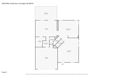 Floor plan 1 for 4933 Elkin Creek Ave