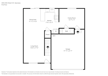Floor plan 1 for 4935 204th Street Ct E