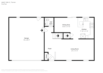 Floor plan 2 for 4946 E 109th Ct