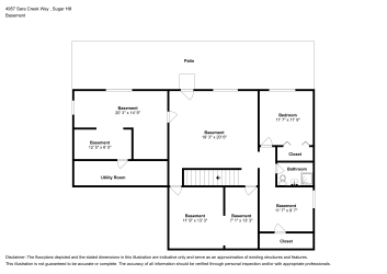 Floor plan 1 for 4957 Sara Creek Way