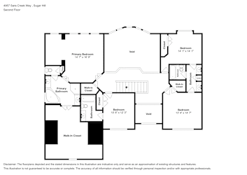 Floor plan 3 for 4957 Sara Creek Way