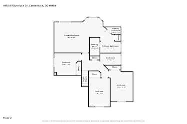 Floor plan 2 for 4992 N Silverlace Dr
