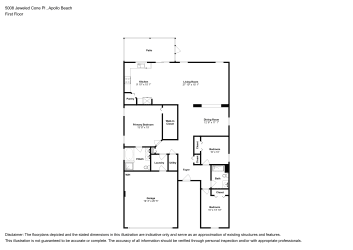 Floor plan 1 for 5008 Jeweled Cone Pl
