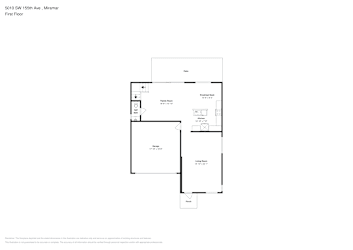 Floor plan 1 for 5010 SW 155th Ave
