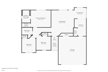 Floor plan 1 for 5014 Alexis Dr