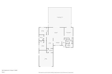 Floor plan 1 for 5014 Oakshire Dr