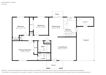 Floor plan 1 for 5025 S 20th Ave