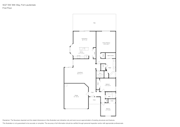 Floor plan 1 for 5027 SW 35th Way