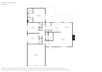 Floor plan 1 for 503 Thorn Wood Dr