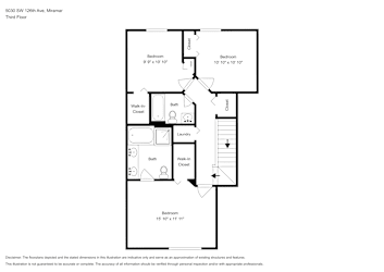 Floor plan 3 for 5030 SW 126th Ave