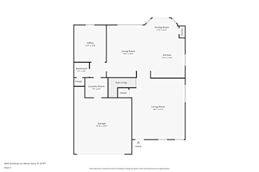 Floor plan 1 for 5032 Gandross Ln