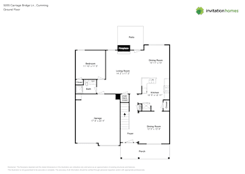 Floor plan 1 for 5055 Carriage Bridge Ln